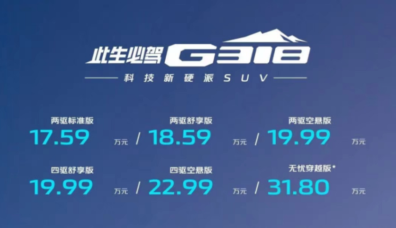 一台顶两台?开创硬派suv新赛道的深蓝g318有哪些新玩法?